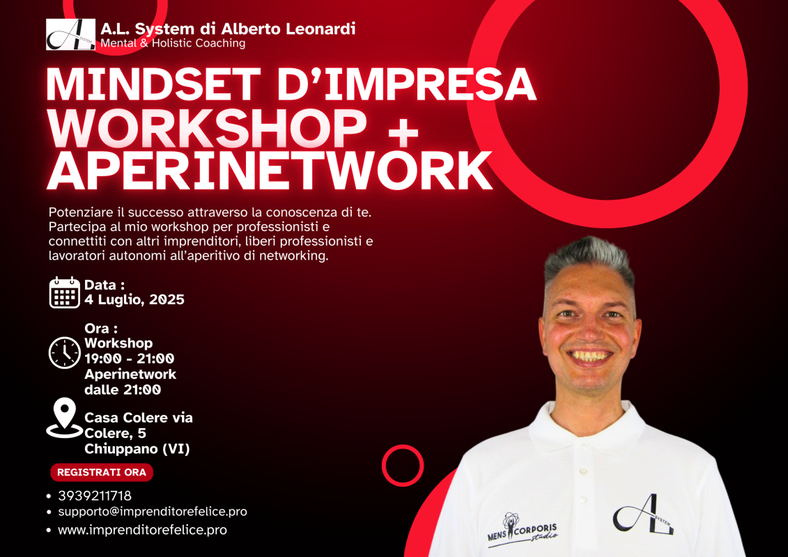 3° Workshop con Aperinetwork: Obiettivo chiaro e ben formato